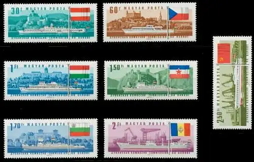 UNGARN 1967 Nr 2323A-2329A postfrisch 5E0246