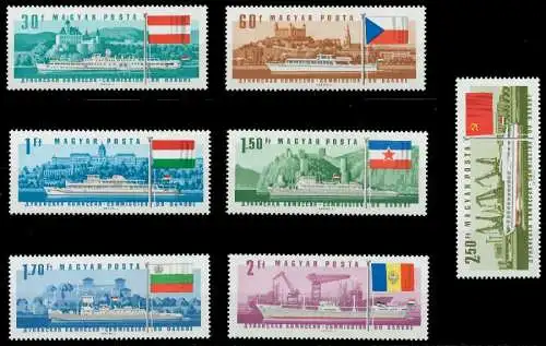 UNGARN 1967 Nr 2323A-2329A postfrisch 5E025E