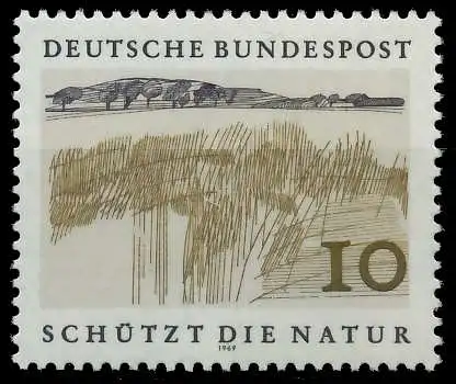 BRD BUND 1969 Nr 591 postfrisch S20E5DE