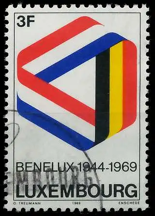 LUXEMBURG 1969 Nr 793 gestempelt 5E4B36