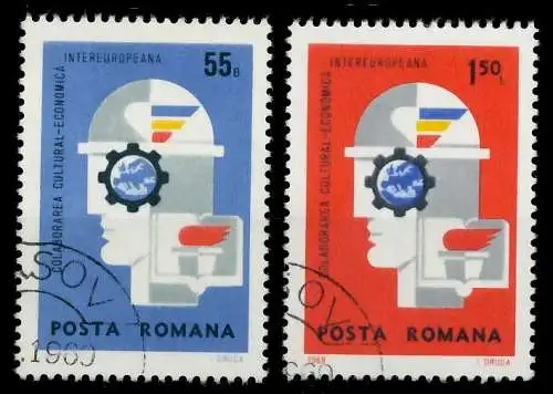 RUMÄNIEN 1969 Nr 2764-2765 gestempelt 5E4BB2