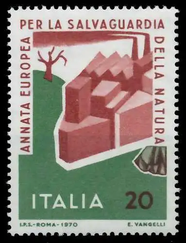 ITALIEN 1970 Nr 1325 postfrisch S216B1A
