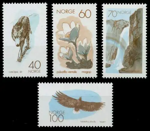 NORWEGEN 1970 Nr 602-605 postfrisch S216C12