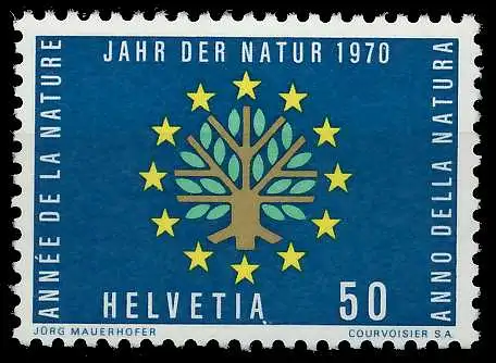 SCHWEIZ 1970 Nr 932 postfrisch S216C7E