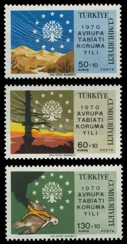 TÜRKEI 1970 Nr 2158-2160 postfrisch S216CC2