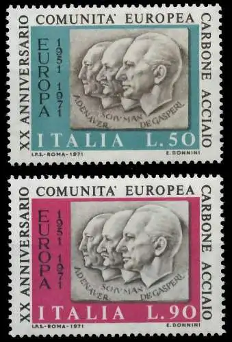 ITALIEN 1971 Nr 1333-1334 postfrisch S216D22