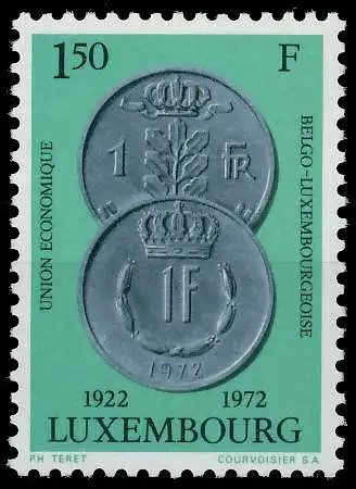 LUXEMBURG 1972 Nr 841 postfrisch S21BD46