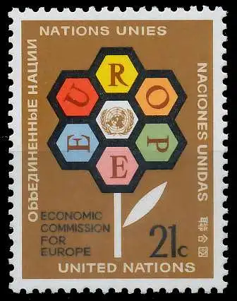 UNO NEW YORK 1972 Nr 251 postfrisch S21BE2E