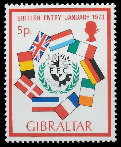 GIBRALTAR 1973 Nr 297 postfrisch S21BE82
