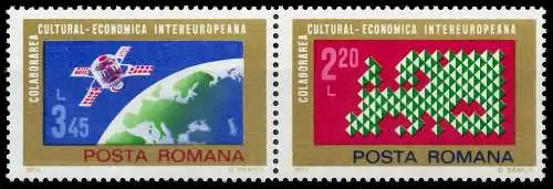 RUMÄNIEN 1974 Nr 3190-3189 postfrisch WAAGR PAAR 5EAE22