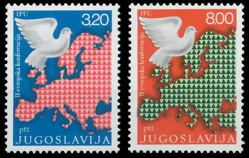JUGOSLAWIEN 1975 Nr 1585-1586 postfrisch S21C25E