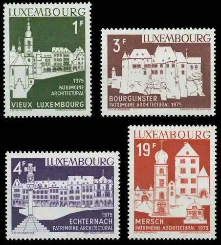 LUXEMBURG 1975 Nr 900-903 postfrisch S21C2EE