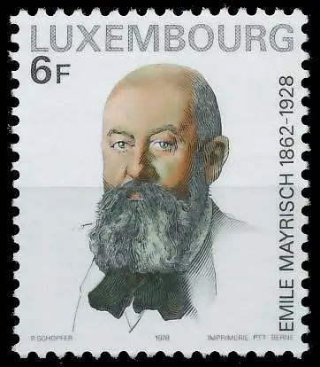 LUXEMBURG 1978 Nr 968 postfrisch S220122