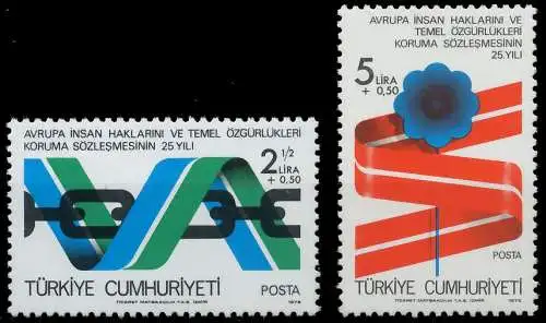 TÜRKEI 1978 Nr 2463-2464 postfrisch S22018A