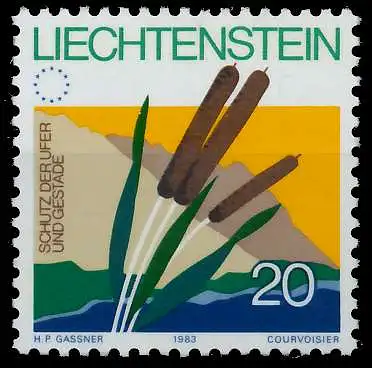 LIECHTENSTEIN 1983 Nr 824 postfrisch S227576