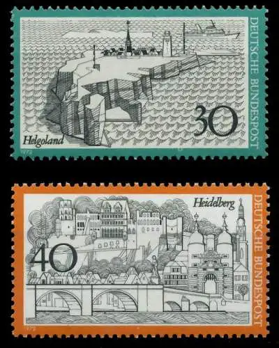 BRD BUND 1972 Nr 746-747 postfrisch S227966