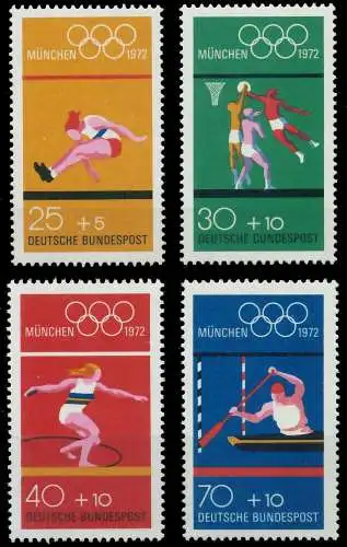 BRD BUND 1972 Nr 734-737 postfrisch S2279CE