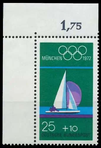 BRD BUND 1972 Nr 720 postfrisch ECKE-OLI 5F6036