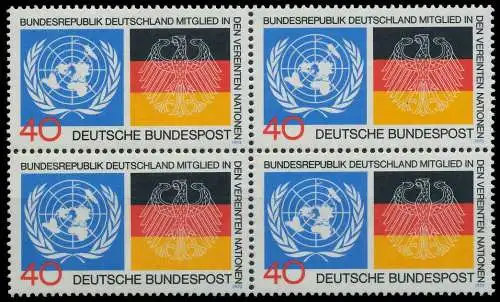 BRD BUND 1973 Nr 781 postfrisch VIERERBLOCK S227B06