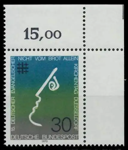 BRD BUND 1973 Nr 772 postfrisch ECKE-ORE 5FA91E