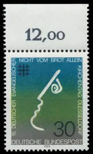 BRD BUND 1973 Nr 772 postfrisch ORA 5FA916