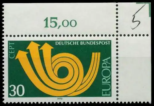 BRD BUND 1973 Nr 768 postfrisch ECKE-ORE 5FA952