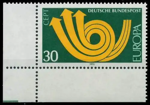 BRD BUND 1973 Nr 768 postfrisch ECKE-ULI 5FA936