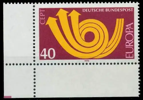 BRD BUND 1973 Nr 769 postfrisch ECKE-ULI 5FA962