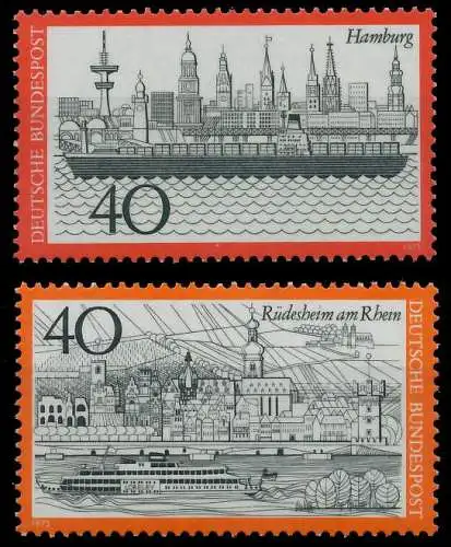 BRD BUND 1973 Nr 761-762 postfrisch S22EB5A