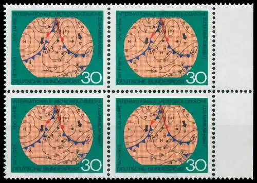 BRD BUND 1973 Nr 760 postfrisch VIERERBLOCK 5FA9CA