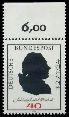 BRD BUND 1974 Nr 809 postfrisch ORA 5FE38E