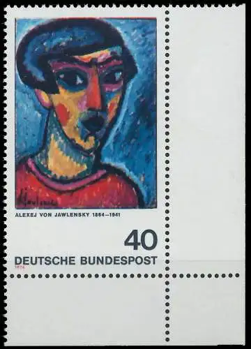 BRD BUND 1974 Nr 799 postfrisch ECKE-URE 5FE592