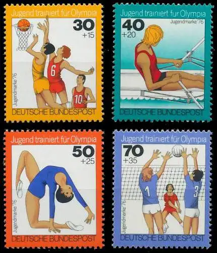 BRD BUND 1976 Nr 882-885 postfrisch S23349A