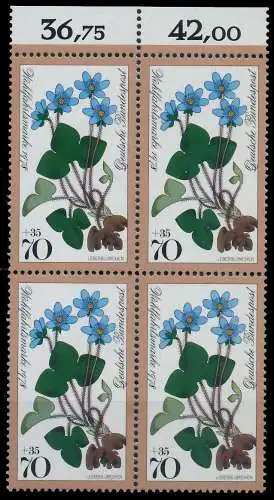 BRD BUND 1978 Nr 985 postfrisch VIERERBLOCK ORA 60062A