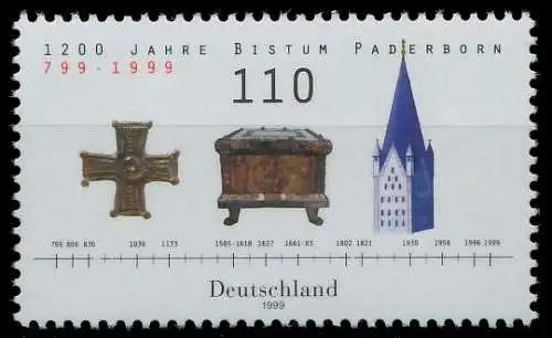 BRD BUND 1999 Nr 2060 postfrisch 60B35A