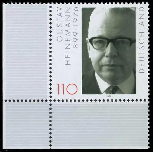 BRD BUND 1999 Nr 2067 postfrisch ECKE-ULI 60B426