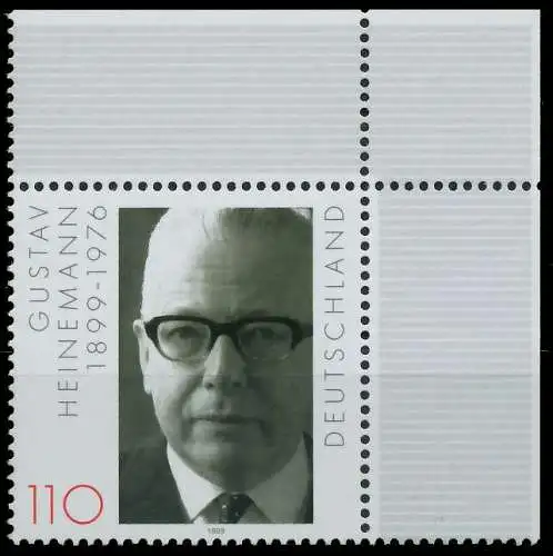 BRD BUND 1999 Nr 2067 postfrisch ECKE-ORE 60B422