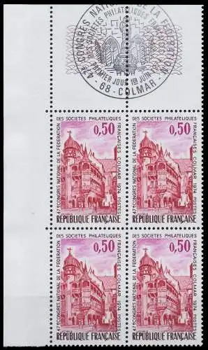 FRANKREICH 1974 Nr 1876 postfrisch VIERERBLOCK ECKE-OLI 61ED6E