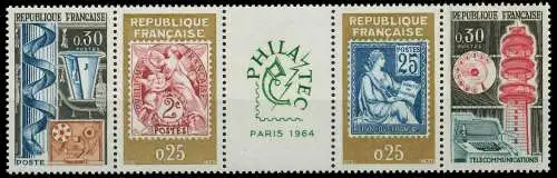 FRANKREICH 1964 Nr 1467-1470 postfrisch 5ER STR S2548EE