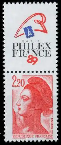 FRANKREICH 1985 Nr 2510AIZf-SP2 postfrisch SENKR PAAR 625336