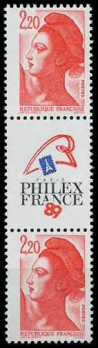 FRANKREICH 1985 Nr 2510AIZf-3S1 postfrisch 3ER STR 625302