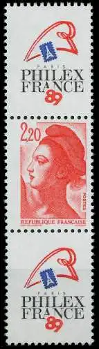 FRANKREICH 1985 Nr 2510AIZf-3S2 postfrisch 3ER STR 62538E