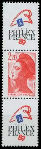 FRANKREICH 1985 Nr 2510AIZf-3S2 postfrisch 3ER STR 625312