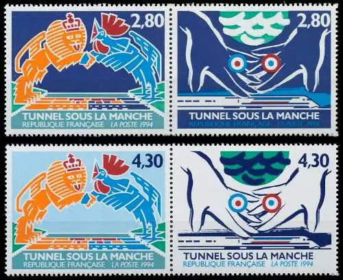 FRANKREICH 1994 Nr 3023-3057 postfrisch WAAGR PAAR 6253DA