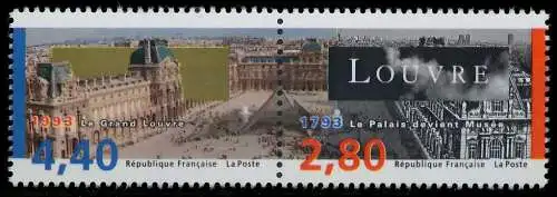 FRANKREICH 1993 Nr 2996-2997 postfrisch WAAGR PAAR S25C5C2