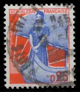 FRANKREICH 1960 Nr 1278 gestempelt 62551E
