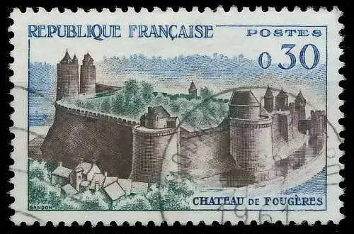 FRANKREICH 1960 Nr 1284 gestempelt 625576