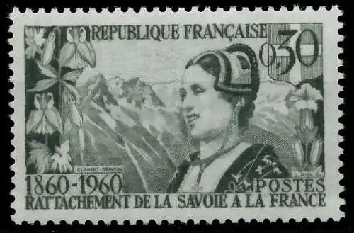 FRANKREICH 1960 Nr 1294 postfrisch 62560E