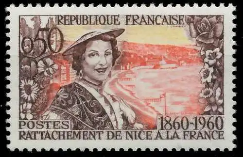 FRANKREICH 1960 Nr 1295 postfrisch 625616