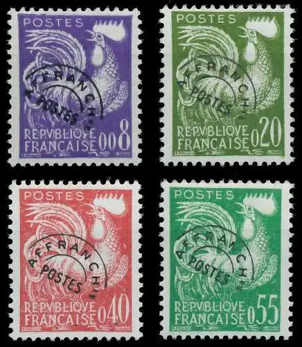 FRANKREICH 1960 Nr 1302-1305 postfrisch 62564A